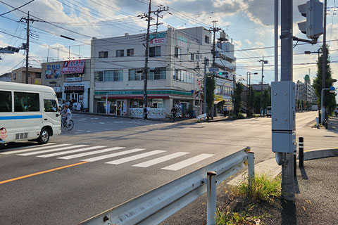 獨協大学前(草加松原)駅から道案内